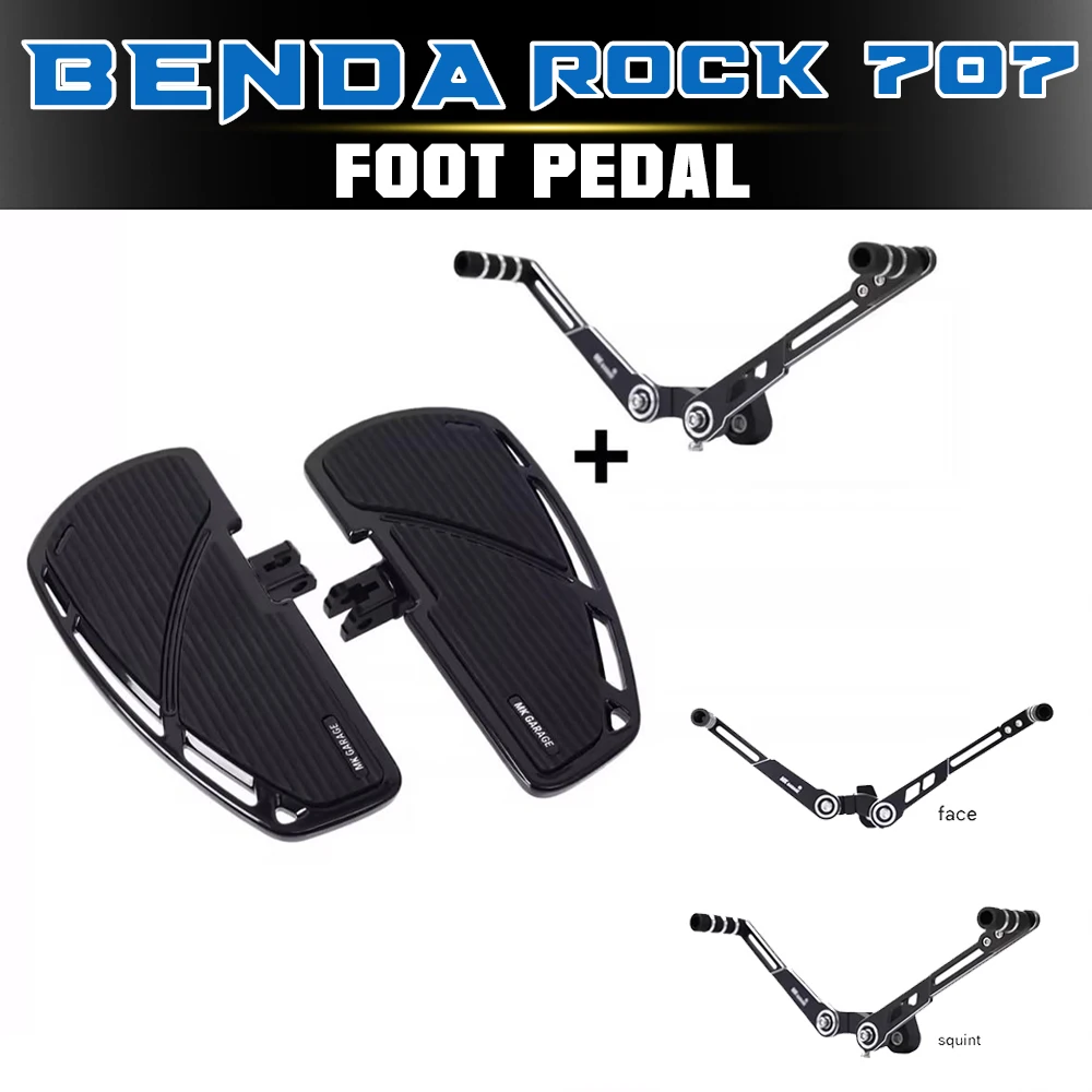Modified Large Footrests Rear & Front Shift Lever Brake Pedal for BENDA ROCK707 Dark Flag950/500
Modified Large Footrests Rear & Front Shift Lever Brake Pedal for BENDA ROCK707 Dark Flag950/500