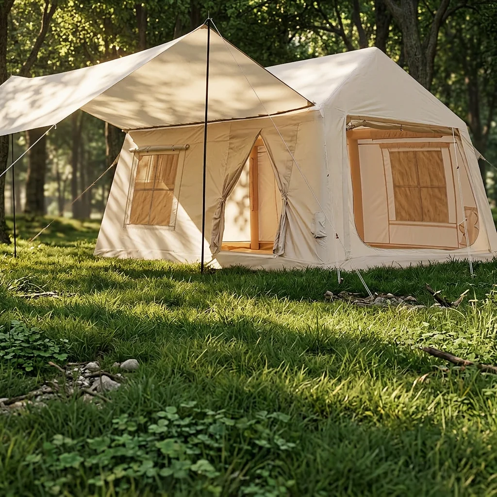 Large Inflatable Camping Tent Universal for 4 Seasons, Waterproof Oxford Cloth Easy To Install, Hand Pump, UV Protection
Large Inflatable Camping Tent Universal for 4 Seasons, Waterproof Oxford Cloth Easy To Install, Hand Pump, UV Protection