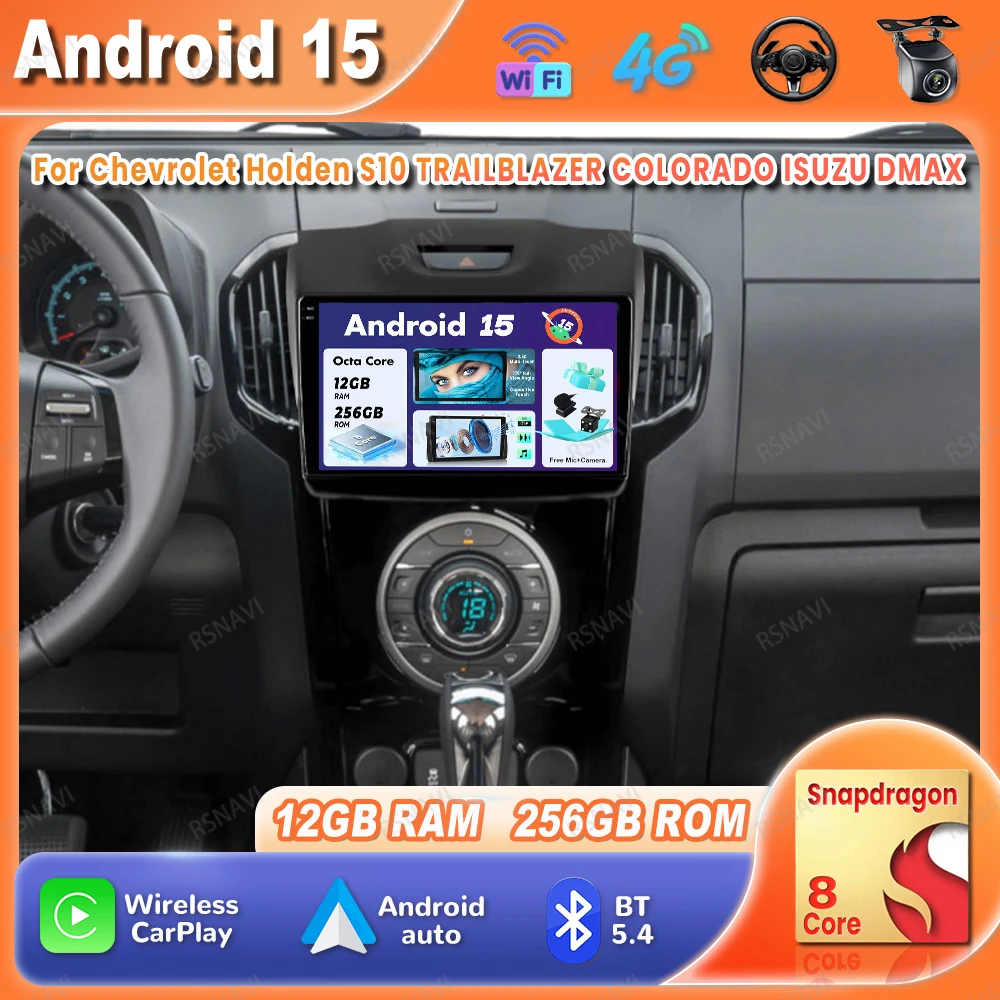 Автомобильный радиоприемник Android 15, для Chevrolet Holden S10 TRAILBLAZER COLORADO ISUZU DMAX, головное устройство, навигация, авторадио, Viedo Player DVD BT
Автомобильный радиоприемник Android 15, для Chevrolet Holden S10 TRAILBLAZER COLORADO ISUZU DMAX, головное устройство, навигация, авторадио, Viedo Player DVD BT