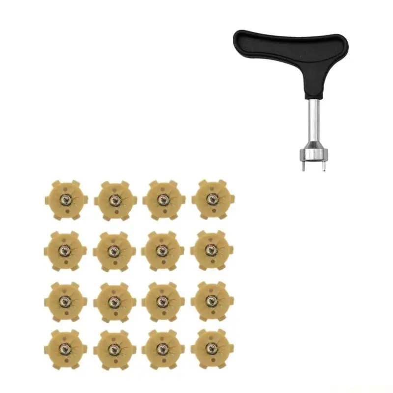 M5TC 16Pcs Nonslip Golf Spikes Pin Golf Shoe Spikes Replacement Studs Enduring
M5TC 16Pcs Nonslip Golf Spikes Pin Golf Shoe Spikes Replacement Studs Enduring