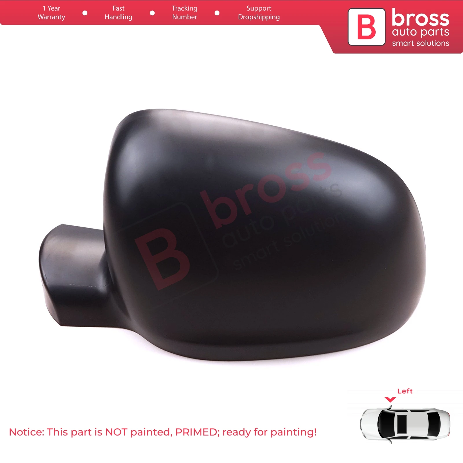 BSP1107-1 Car Side Mirror Shell Cap Cover Left 963735075R for Renault Kangoo Mercedes Citan W415 W420 Nissan Townstar NV250
BSP1107-1 Car Side Mirror Shell Cap Cover Left 963735075R for Renault Kangoo Mercedes Citan W415 W420 Nissan Townstar NV250