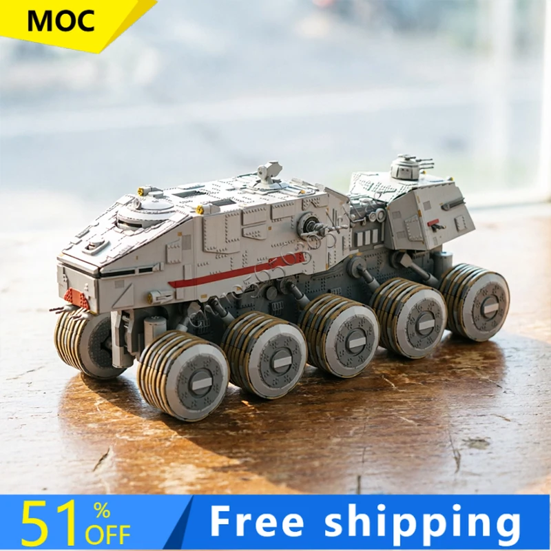 16578PCS MOC Star Battle Roller Type Heavy Tank Model Building Blocks Brick Creative Assembly Educational Toy Gifts For Children
16578PCS MOC Star Battle Roller Type Heavy Tank Model Building Blocks Brick Creative Assembly Educational Toy Gifts For Children