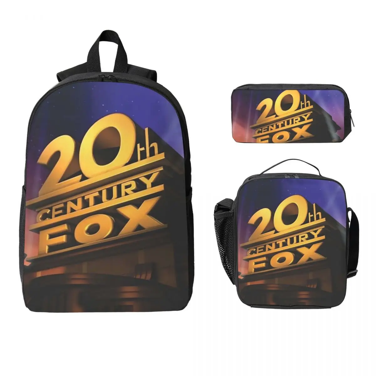 20th Century Fox Classic Backpack Student Boy Girl BookBag School Bag Computer Shoulder Bags 3ps Insulated Lunch Bag Pencil Case
20th Century Fox Classic Backpack Student Boy Girl BookBag School Bag Computer Shoulder Bags 3ps Insulated Lunch Bag Pencil Case