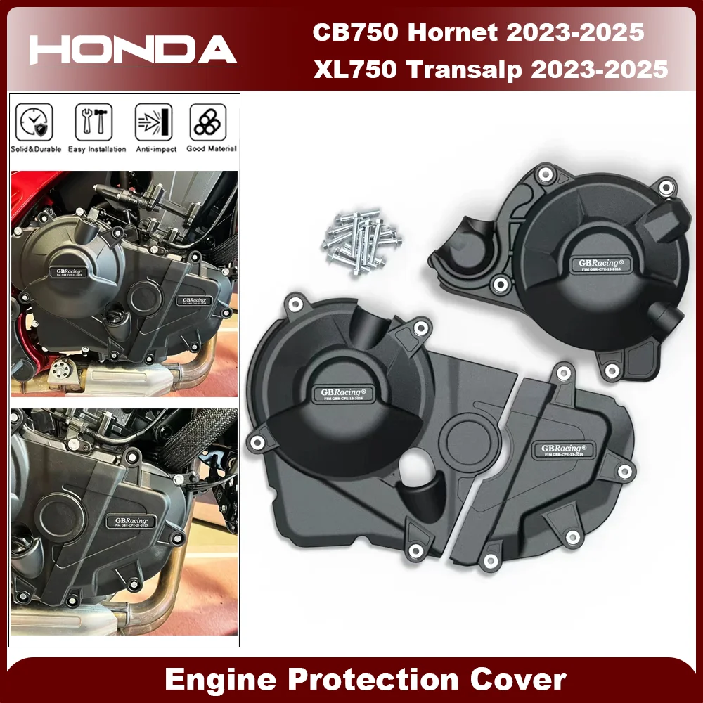 For HONDA CB750 Hornet 2023-2025 & XL750 Transalp 2023-2025 GBRacing Motorcycle Engine Protect Cover Clutch Protection Cover 
For HONDA CB750 Hornet 2023-2025 & XL750 Transalp 2023-2025 GBRacing Motorcycle Engine Protect Cover Clutch Protection Cover