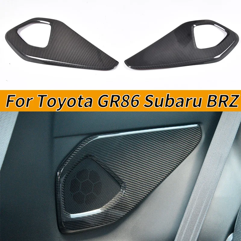 Крышка автомобильного аудиодинамика для Toyota GR86 2022+ Subaru BRZ, сухая накладка на панель динамика из углеродного волокна, аксессуары
Крышка автомобильного аудиодинамика для Toyota GR86 2022+ Subaru BRZ, сухая накладка на панель динамика из углеродного волокна, аксессуары