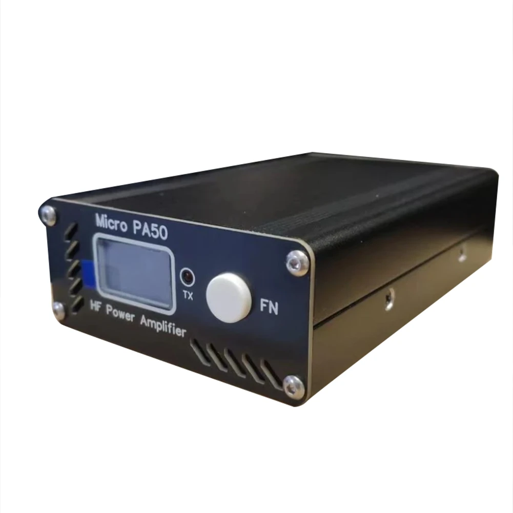 -Type PA50 50W 3.5MHz-28.5MHz Intelligent Shortwave HF Power Amplifier with Power/ Meter+Auto Filter
-Type PA50 50W 3.5MHz-28.5MHz Intelligent Shortwave HF Power Amplifier with Power/ Meter+Auto Filter