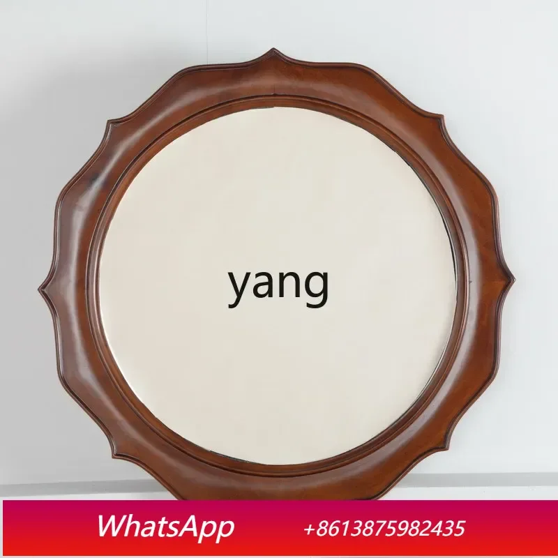 lmm special-shaped retro vanity mirror bathroom mirror solid wood art decorative mirror
lmm special-shaped retro vanity mirror bathroom mirror solid wood art decorative mirror