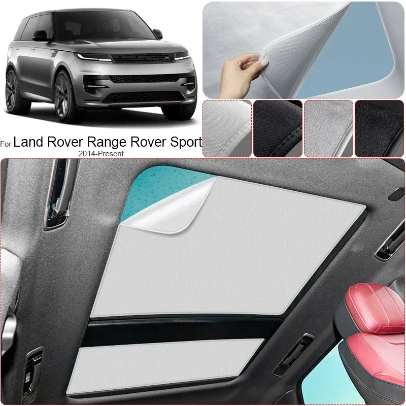 Car Suede Fabric Electrostatic Adsorption Sunroof Sunshade Heat Insulation Skylight For LAND ROVER RANGE ROVER Sport 2014-2026
Car Suede Fabric Electrostatic Adsorption Sunroof Sunshade Heat Insulation Skylight For LAND ROVER RANGE ROVER Sport 2014-2026
