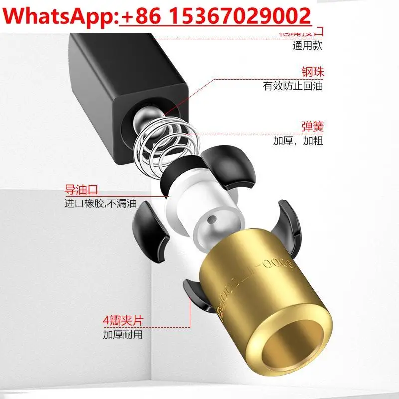 Flat nozzle lock pliers type high pressure butter gun mouth accessories Daquan gear
Flat nozzle lock pliers type high pressure butter gun mouth accessories Daquan gear