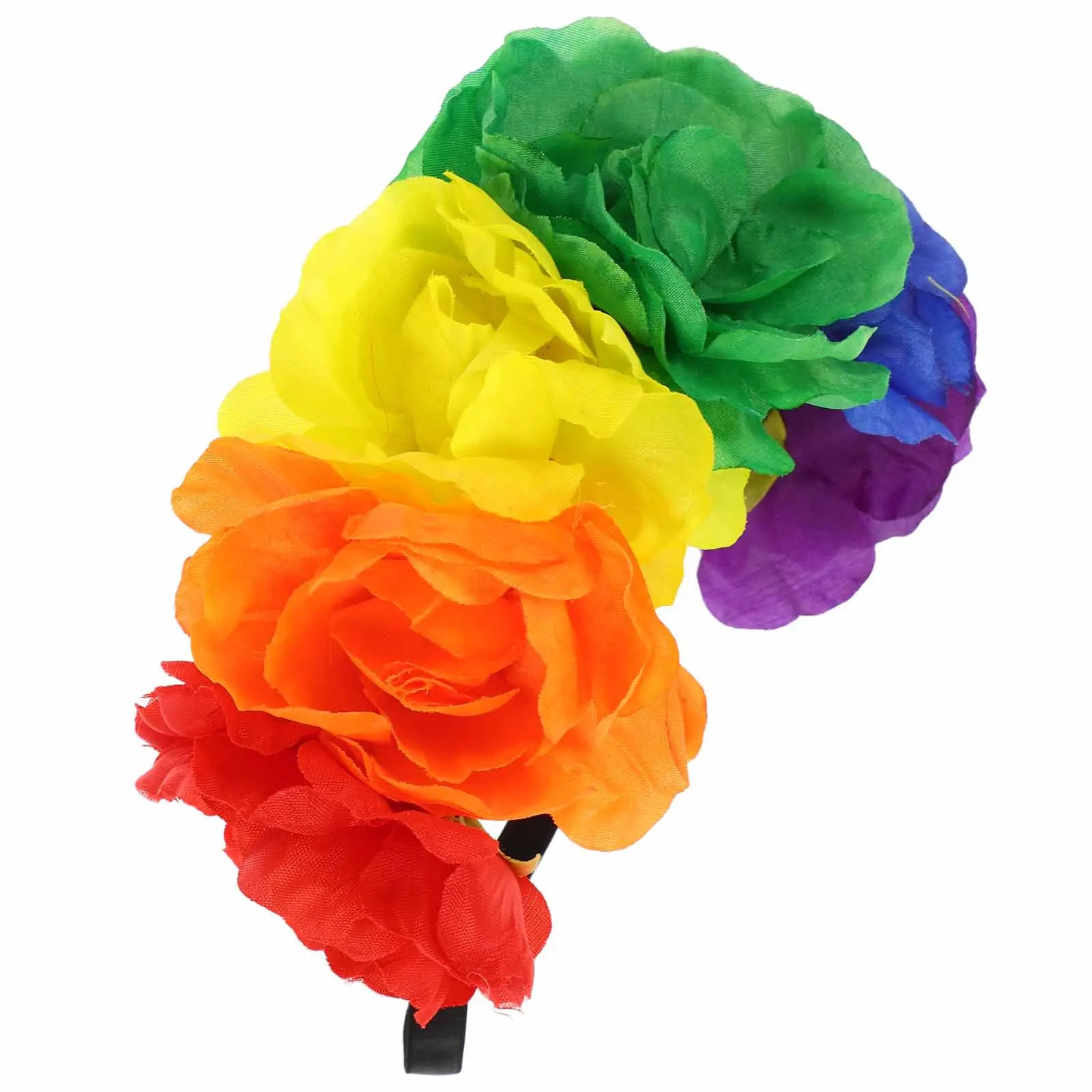 Floral Rainbow Headband Colorful Elastic Flower Hairband for Pride Event Night Party Gathering Celebration Women Decorative
Floral Rainbow Headband Colorful Elastic Flower Hairband for Pride Event Night Party Gathering Celebration Women Decorative
