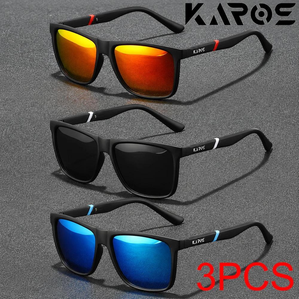 3PCS/Set KAROS Polarized Sunglasses Driving Outdoor Travel Ultralight UV400 Eyewear Men Women Sports Fishing Mirror Sun Glasses
3PCS/Set KAROS Polarized Sunglasses Driving Outdoor Travel Ultralight UV400 Eyewear Men Women Sports Fishing Mirror Sun Glasses