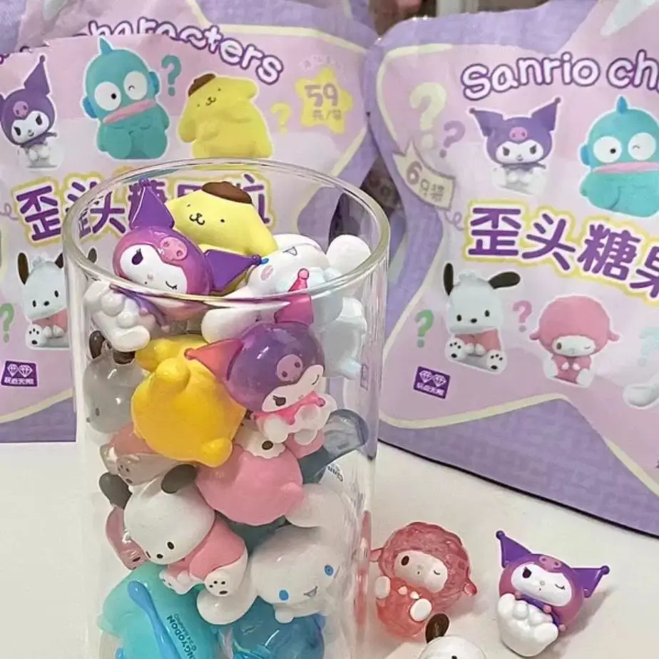 New Sanrio Character Mini Blind Bag Toys Crooked Head Candy Series Anime Melody Kuromi Hangyodon Figurines Blind Bags Ornaments
New Sanrio Character Mini Blind Bag Toys Crooked Head Candy Series Anime Melody Kuromi Hangyodon Figurines Blind Bags Ornaments
