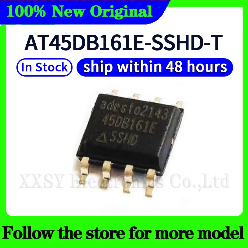 AT45DB161E-SSHD-T 45DB161E In stock 48 hours ship 
AT45DB161E-SSHD-T 45DB161E In stock 48 hours ship