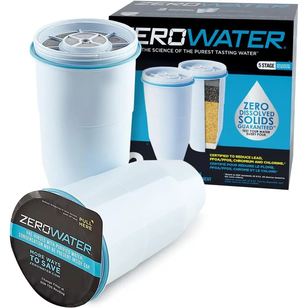 5-Stage Replacement Filter - Reduces Lead, Chromium, POA/POS - 2-Pack Certified Filter System
5-Stage Replacement Filter - Reduces Lead, Chromium, POA/POS - 2-Pack Certified Filter System