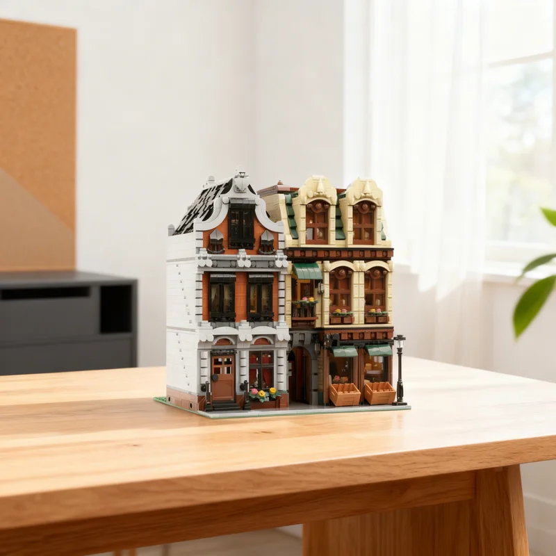 3698pcs MOC DownTown Appartments Modular Building Redesign Streetscape Model Blocks Toy Gift Creative Display Collectible Desk
3698pcs MOC DownTown Appartments Modular Building Redesign Streetscape Model Blocks Toy Gift Creative Display Collectible Desk