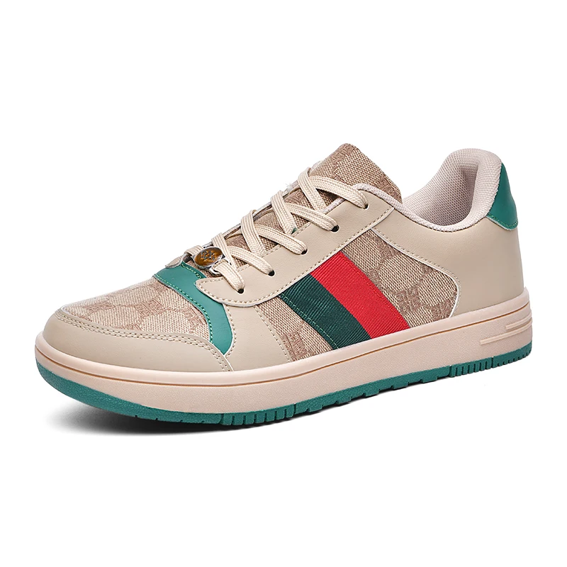 Luxury Fashion Leather Men Women Skateboarding Shoes Outdoor Casual Sneakers Sports Shoes Men Comfortable Flat Shoes for Couple
Luxury Fashion Leather Men Women Skateboarding Shoes Outdoor Casual Sneakers Sports Shoes Men Comfortable Flat Shoes for Couple