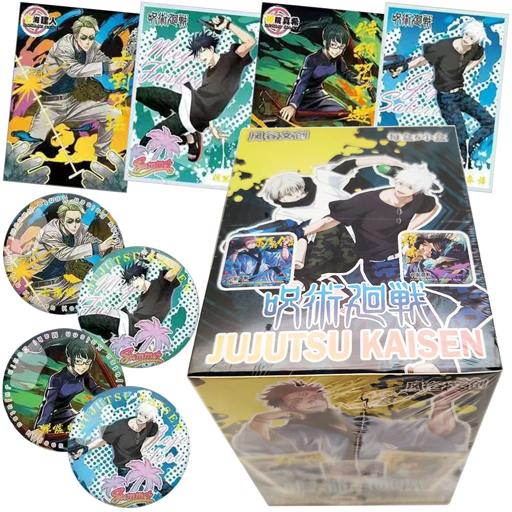Jujutsu Kaisen Limited Collection Card Christmas Children Cherish Festival Gift Exquisite Anime Character Pattern Design Badge
Jujutsu Kaisen Limited Collection Card Christmas Children Cherish Festival Gift Exquisite Anime Character Pattern Design Badge