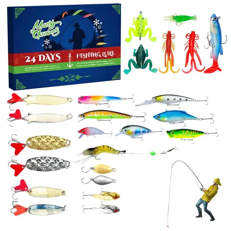 Advent Calendar Fishing Christmas Countdown,2024 Fishing Advent Calendar Christmas,24 Days Fishing Set Fishing Advent Calendar
Advent Calendar Fishing Christmas Countdown,2024 Fishing Advent Calendar Christmas,24 Days Fishing Set Fishing Advent Calendar