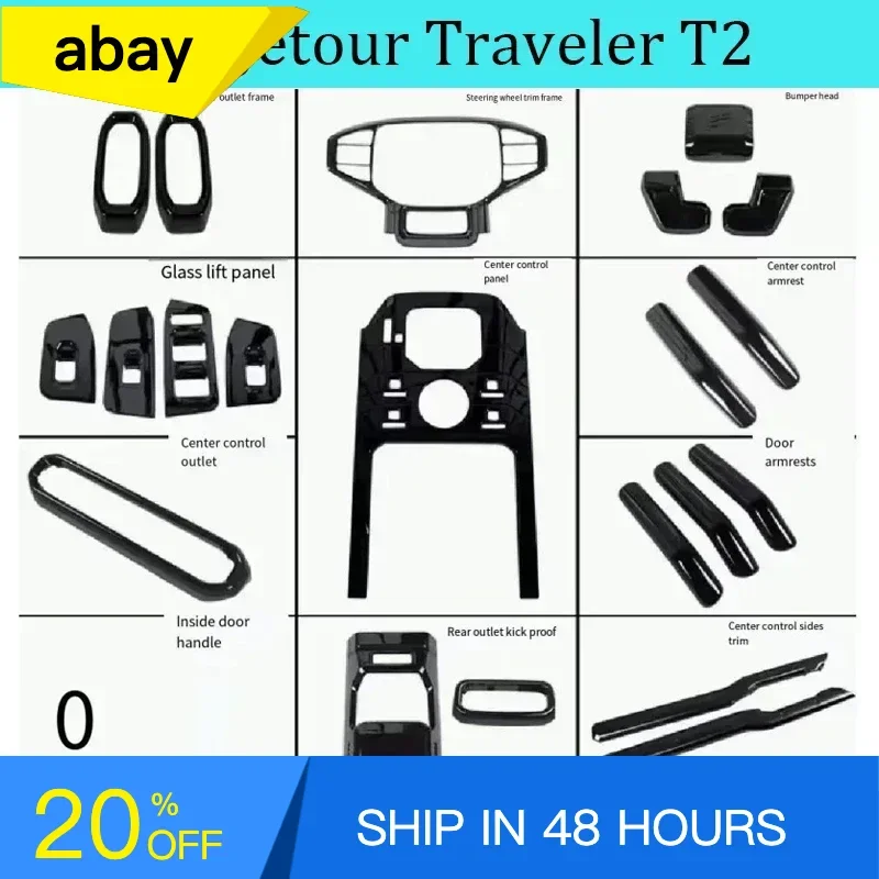 Подходит для JETOUR Traveler T2, наклейки на руль автомобиля, отделка подлокотника центральной консоли, детали для модификации интерьера Black Warrior
Подходит для JETOUR Traveler T2, наклейки на руль автомобиля, отделка подлокотника центральной консоли, детали для модификации интерьера Black Warrior