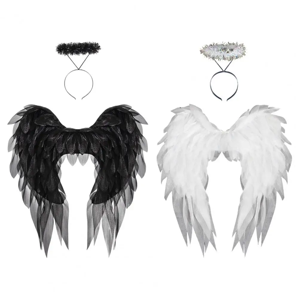Angel Feather Wing for Women Girls, Soft Organza Angel Costume Accessory, Halloween Cosplay Party Fairy Tale Costume Wings
Angel Feather Wing for Women Girls, Soft Organza Angel Costume Accessory, Halloween Cosplay Party Fairy Tale Costume Wings