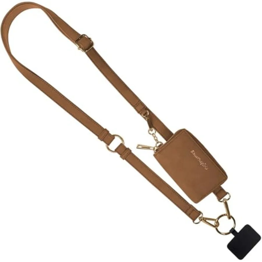 Save the Girls Clip and Go Brushed Vegan Phone Lanyard - Crossbody Phone Case with Pouch Adjustable and Removable Strap
Save the Girls Clip and Go Brushed Vegan Phone Lanyard - Crossbody Phone Case with Pouch Adjustable and Removable Strap