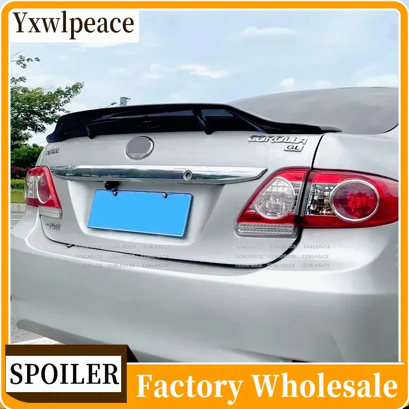 For Toyota Corolla Spoiler 2008-2013 R Style ABS Glossy Black Carbon Fiber Look Rear Trunk Cover Spoiler Body Kit Accessories
For Toyota Corolla Spoiler 2008-2013 R Style ABS Glossy Black Carbon Fiber Look Rear Trunk Cover Spoiler Body Kit Accessories