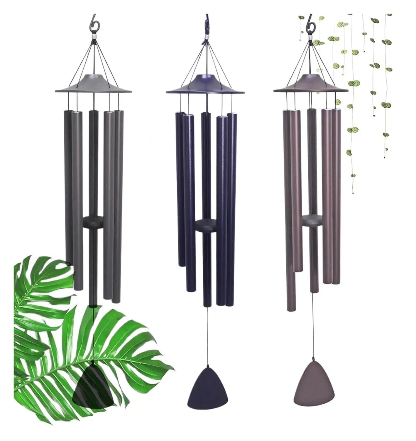 Adjustable Deep Tone Wind Chime Pendant Home Garden Balcony Hanging Ornament 45 Inch Copper, Customized
Adjustable Deep Tone Wind Chime Pendant Home Garden Balcony Hanging Ornament 45 Inch Copper, Customized