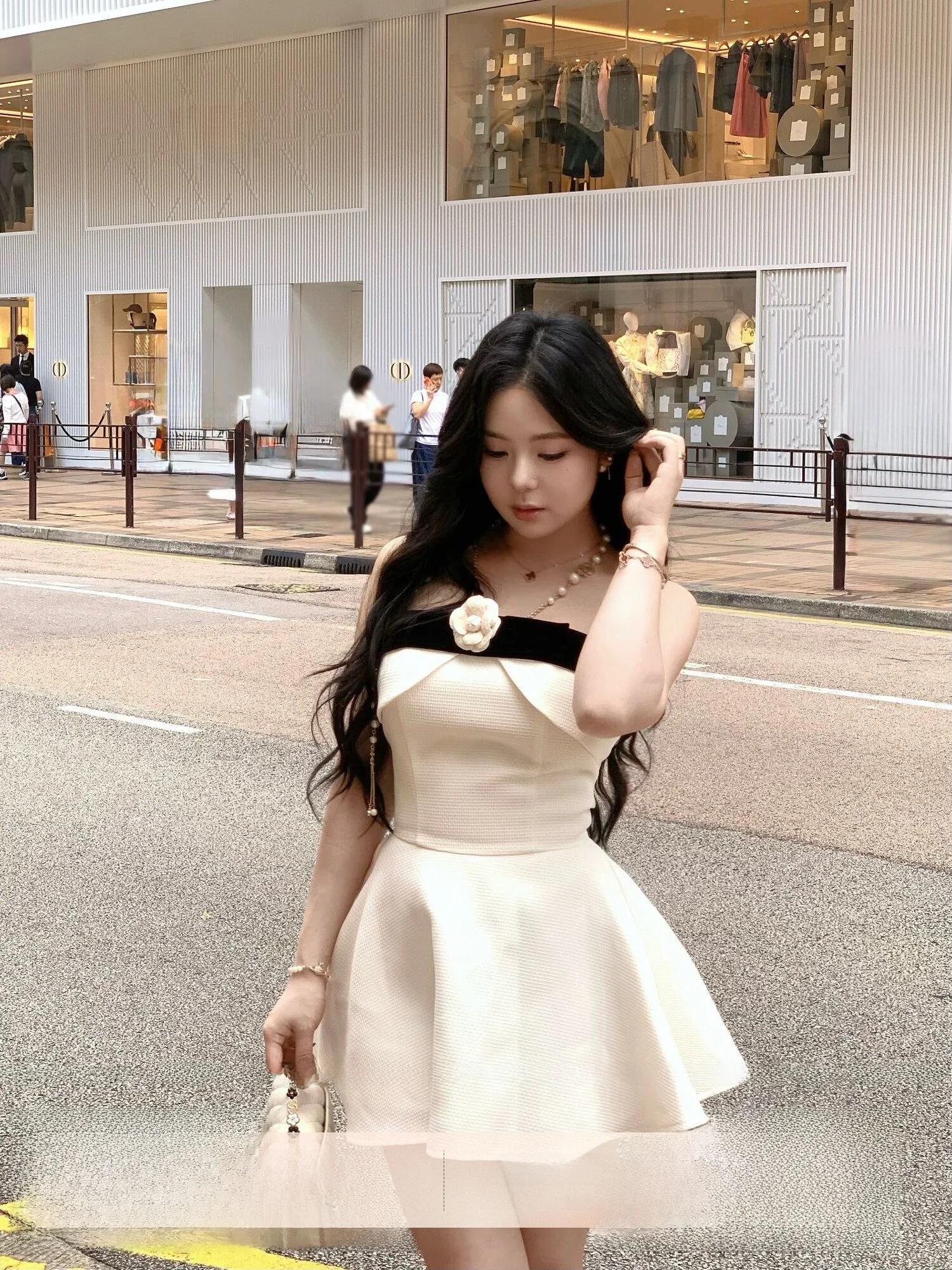 Cute Face Hero Summer First Love Small Fragrance Style Unique Design Color Block Strapless Dress A-Line Skirt Casual Wear Pol...
Cute Face Hero Summer First Love Small Fragrance Style Unique Design Color Block Strapless Dress A-Line Skirt Casual Wear Pol...