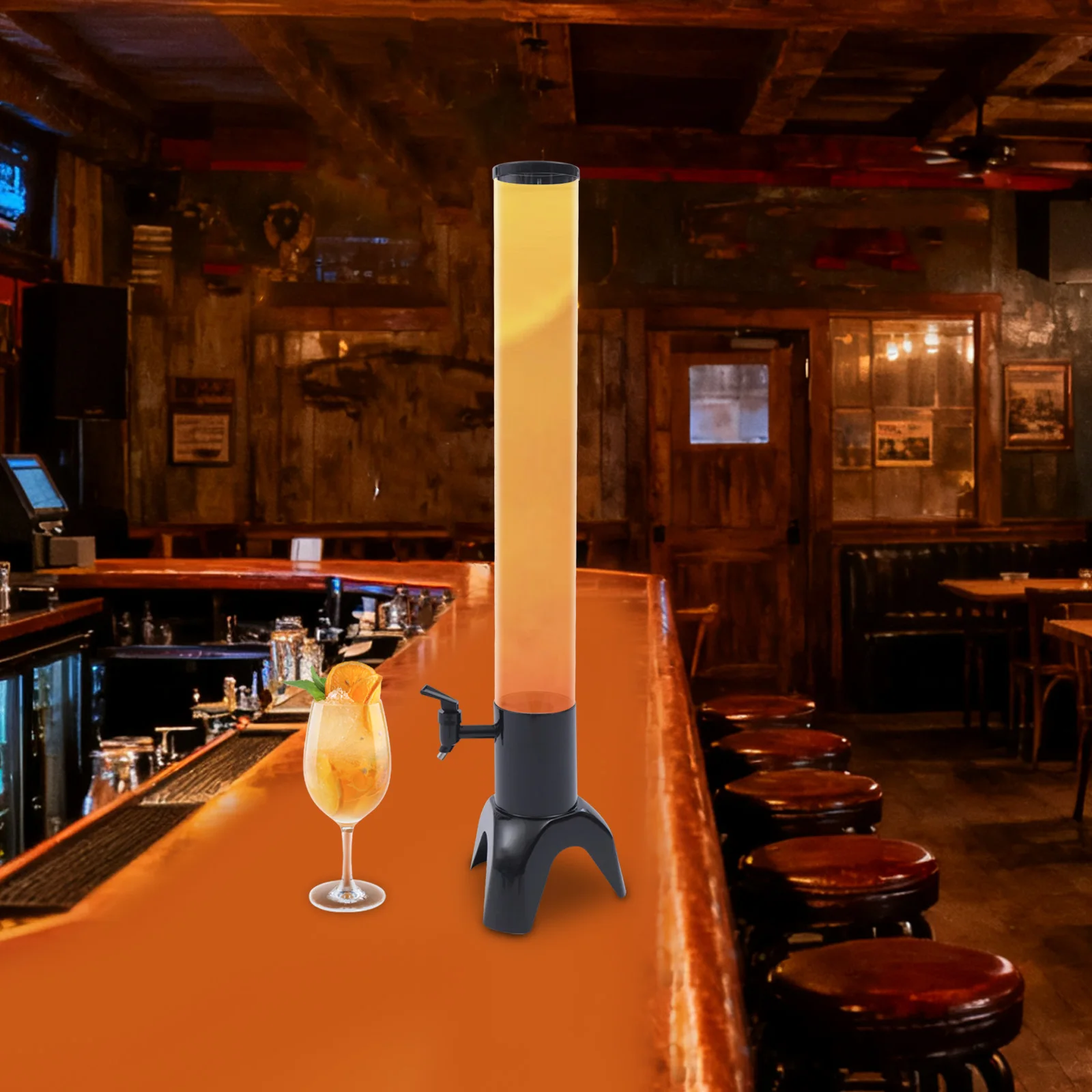 3L/100Oz Beer Tower Dispenser Featuring a Stainless Steel Tap And Individual Ice Tube, Perfect For Bars, Christmas, New Year
3L/100Oz Beer Tower Dispenser Featuring a Stainless Steel Tap And Individual Ice Tube, Perfect For Bars, Christmas, New Year