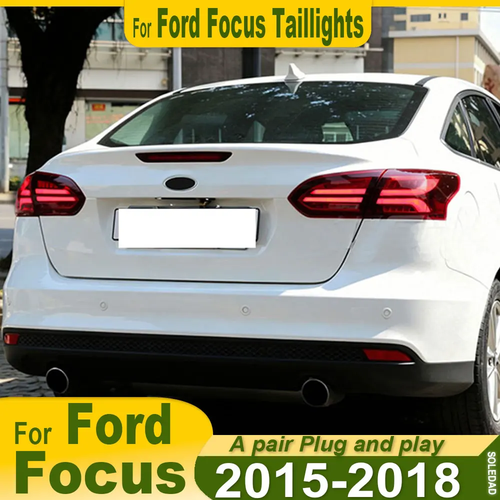 Для Ford Focus 2015-2018: Задние фонари в сборе для седана, модификация, обновление, светодиодные динамические указатели поворота
Для Ford Focus 2015-2018: Задние фонари в сборе для седана, модификация, обновление, светодиодные динамические указатели поворота