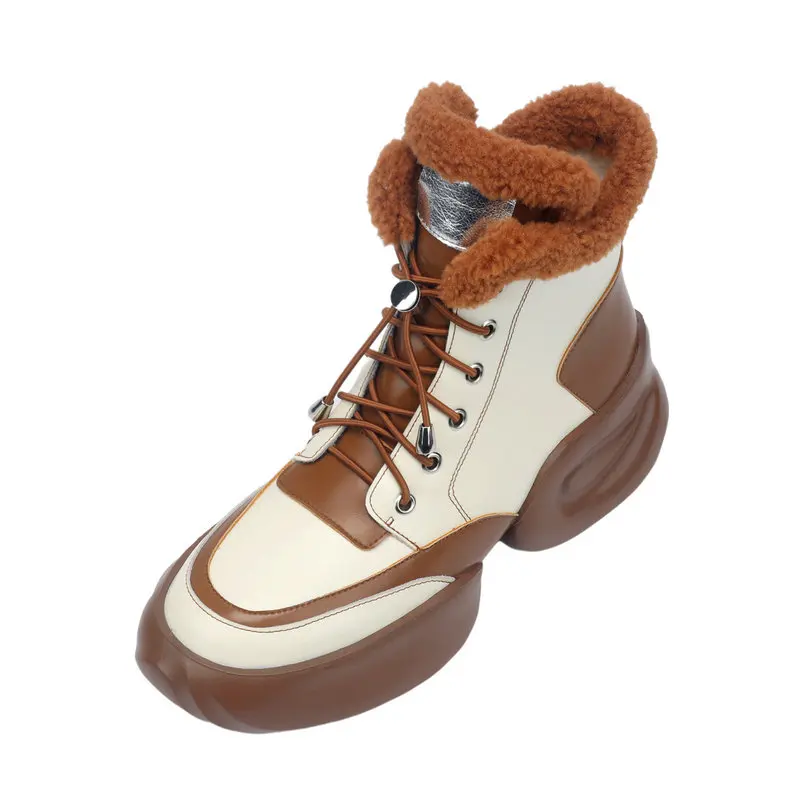 Women's Winter Boots Black Brown Leather Boots Genuine Leather Ankle Boots Plush Thermal Trainers Snow Botas Ladies Shoes
Women's Winter Boots Black Brown Leather Boots Genuine Leather Ankle Boots Plush Thermal Trainers Snow Botas Ladies Shoes