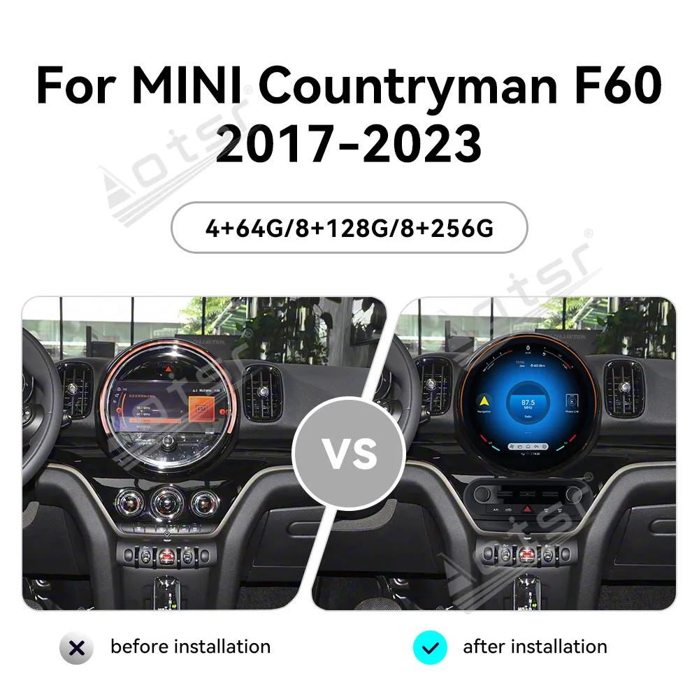11.8 Inch Touch Screen Car Radio For BMW Mini F60 2017-2023 Car Multimedia Display GPS Navigation Wireless Carplay Head Unit DSP
11.8 Inch Touch Screen Car Radio For BMW Mini F60 2017-2023 Car Multimedia Display GPS Navigation Wireless Carplay Head Unit DSP