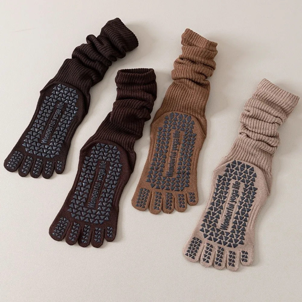 Five Fingers Sports Toe Socks Separate Fingers Silicone Anti-slip Women Yoga Socks Solid Color Free Size Sport Pilates Socks
Five Fingers Sports Toe Socks Separate Fingers Silicone Anti-slip Women Yoga Socks Solid Color Free Size Sport Pilates Socks