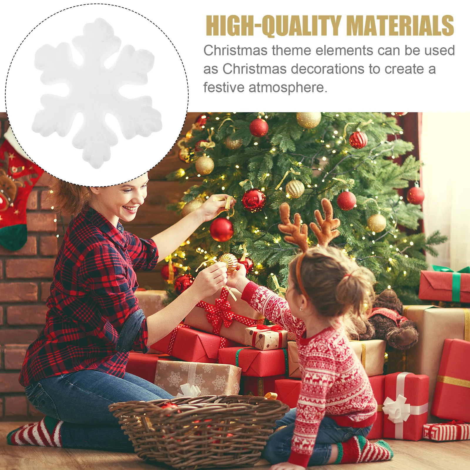 50Pcs Christmas Snowflake Adornment Fine Craft Foam Hanging Ornaments Xmas Tree New Year Party Decor Foam Snowflake Adornment
50Pcs Christmas Snowflake Adornment Fine Craft Foam Hanging Ornaments Xmas Tree New Year Party Decor Foam Snowflake Adornment