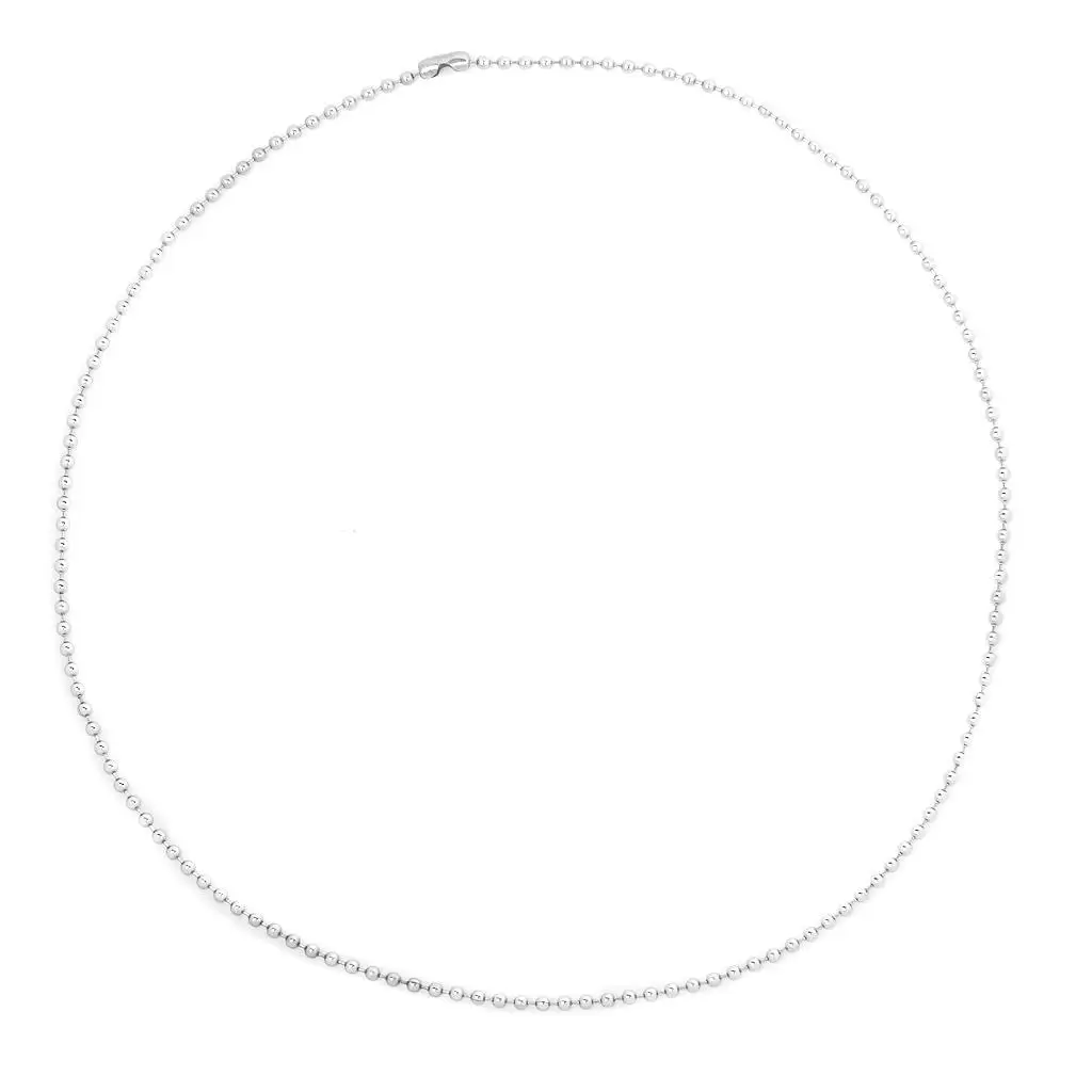 Silver Ball Beads Chain Stainless Steel Necklace Minimalist Jewelry Accessory for Elegant Women Fashion Wear
Silver Ball Beads Chain Stainless Steel Necklace Minimalist Jewelry Accessory for Elegant Women Fashion Wear