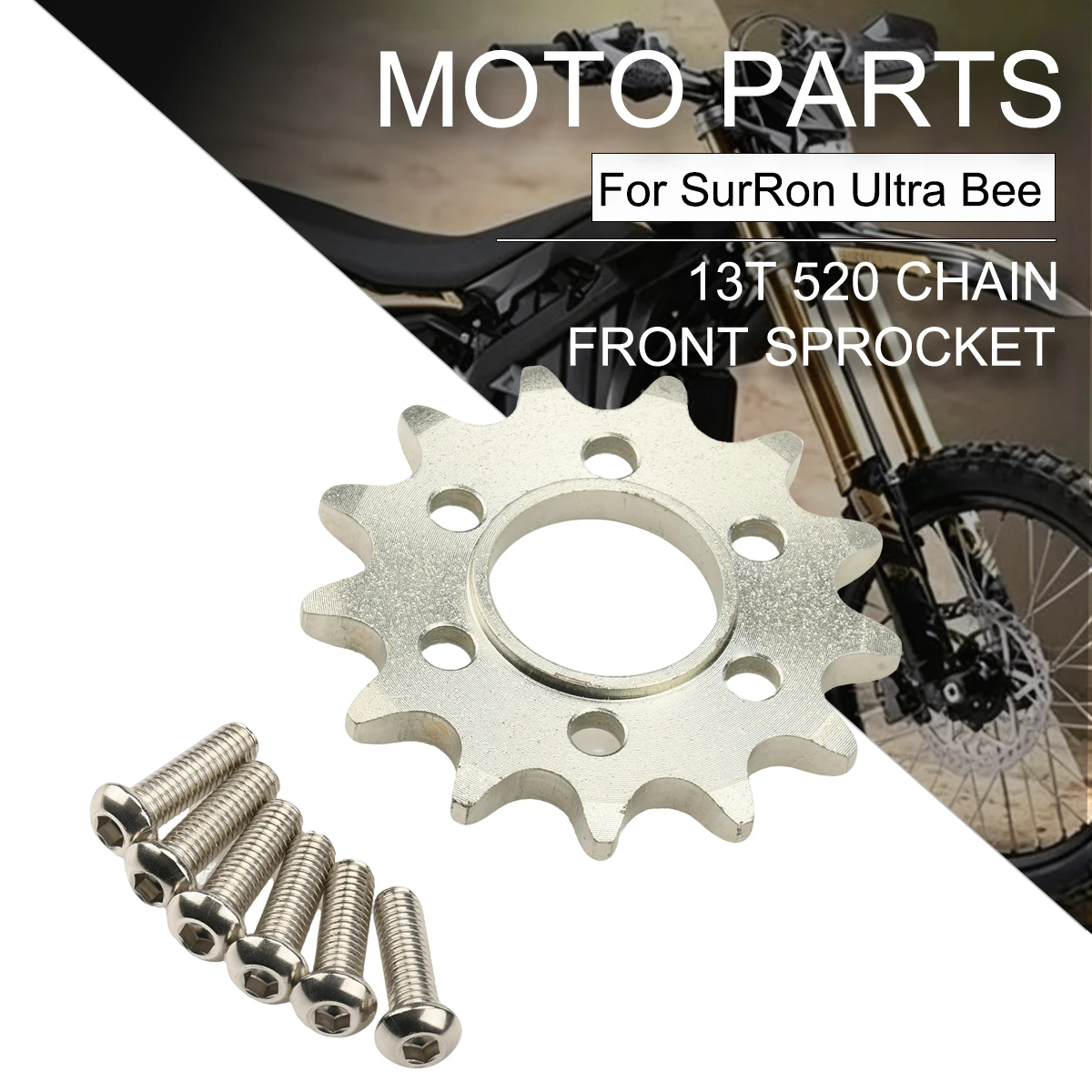 Motorcycle Accessories 520 13T Chain Front Sprocket For Sur-Ron SURRON Ultra Bee Front Sprocket
Motorcycle Accessories 520 13T Chain Front Sprocket For Sur-Ron SURRON Ultra Bee Front Sprocket