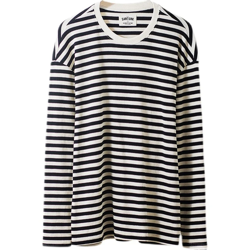 T-shirt Striped Long-sleeved Men's Waffle Basic Tee Outdoor Casual Spring Autumn Streetwear for Men
T-shirt Striped Long-sleeved Men's Waffle Basic Tee Outdoor Casual Spring Autumn Streetwear for Men
