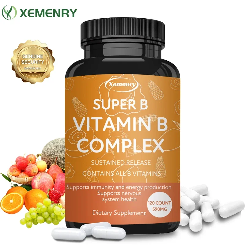 Vitamin B Complex Capsules - Replenish Energy, Relieve Stress, Improve Digestion, and Enhance Immunity
Vitamin B Complex Capsules - Replenish Energy, Relieve Stress, Improve Digestion, and Enhance Immunity