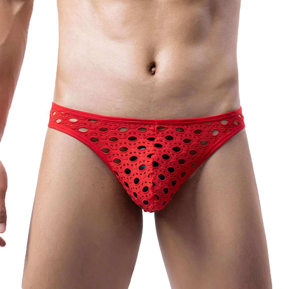 Men Sexy Mesh Breathable Hollow Out See-Through Pouch G-String Briefs Underwear Thong V-String Sheer Men's T-Back Underpants
Men Sexy Mesh Breathable Hollow Out See-Through Pouch G-String Briefs Underwear Thong V-String Sheer Men's T-Back Underpants