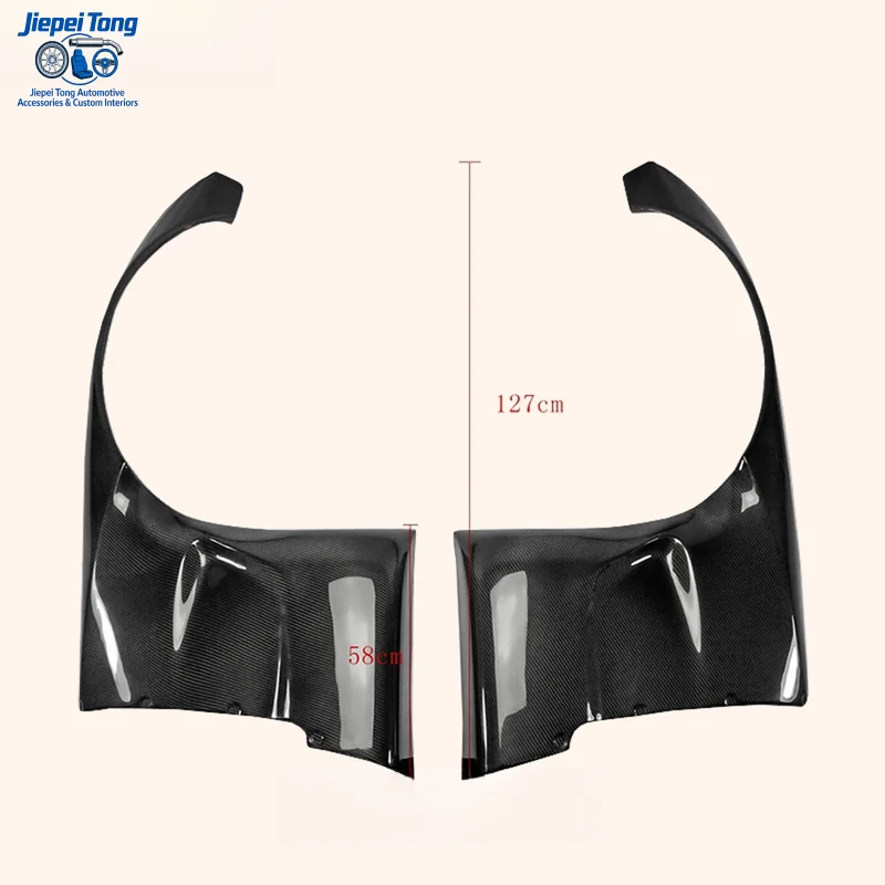 Suitable For Mazda RX7 RX-7 FD3S RB Style Carbon Fiber Front Wide Fender Flare Add On