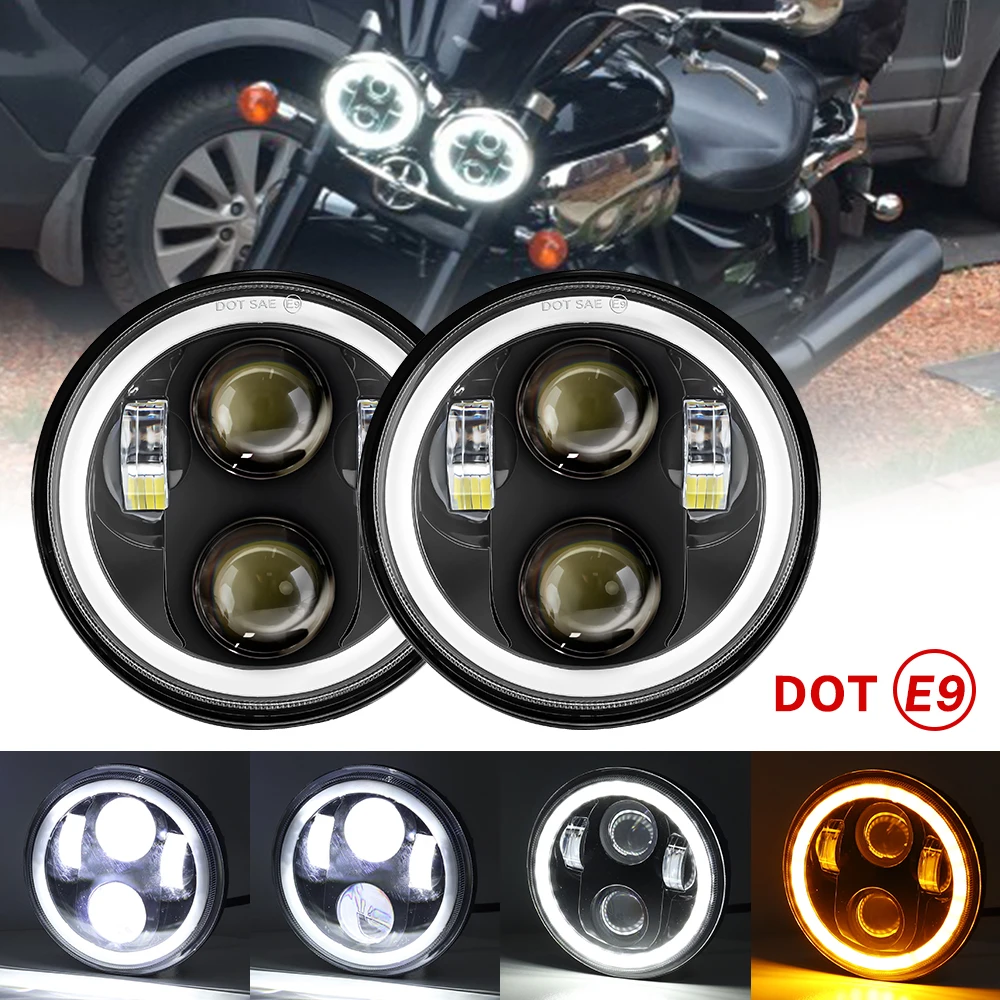 2 шт. светодиодные фары 5,75 дюйма, проектор для Rocket iii 3 и Speed Triple и Street Triple 5 3/4 дюйма, налобный фонарь для Iron 883 Dyna
2 шт. светодиодные фары 5,75 дюйма, проектор для Rocket iii 3 и Speed Triple и Street Triple 5 3/4 дюйма, налобный фонарь для Iron 883 Dyna