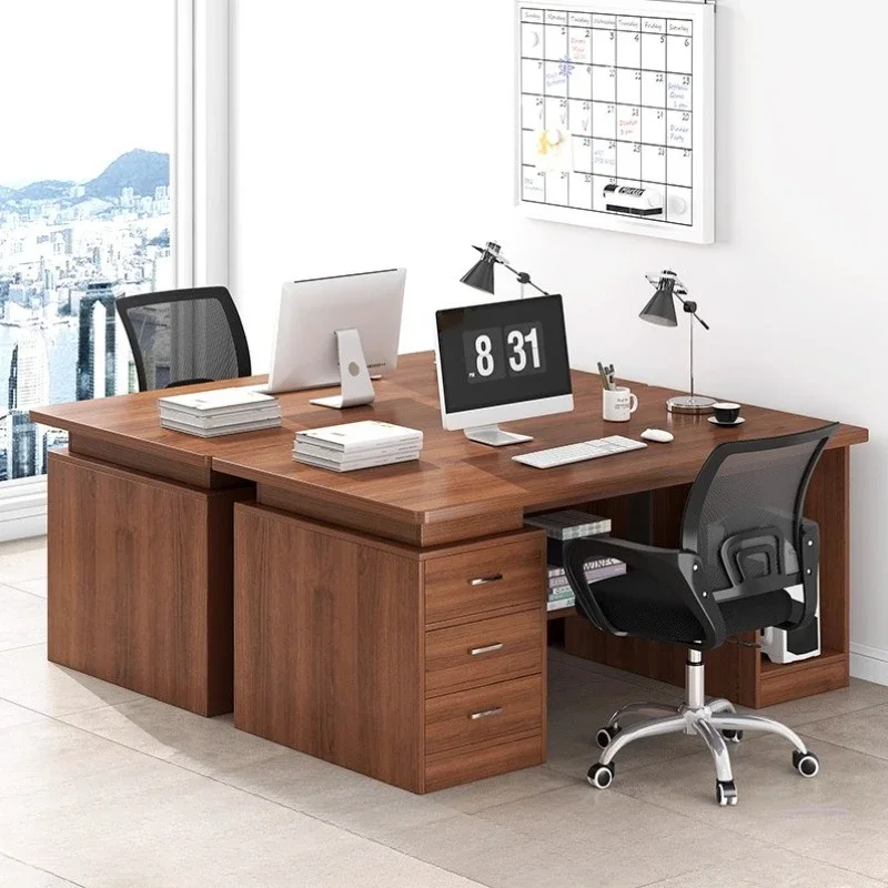 Office desk and chair combination simple modern office single staff station table drawer
Office desk and chair combination simple modern office single staff station table drawer
