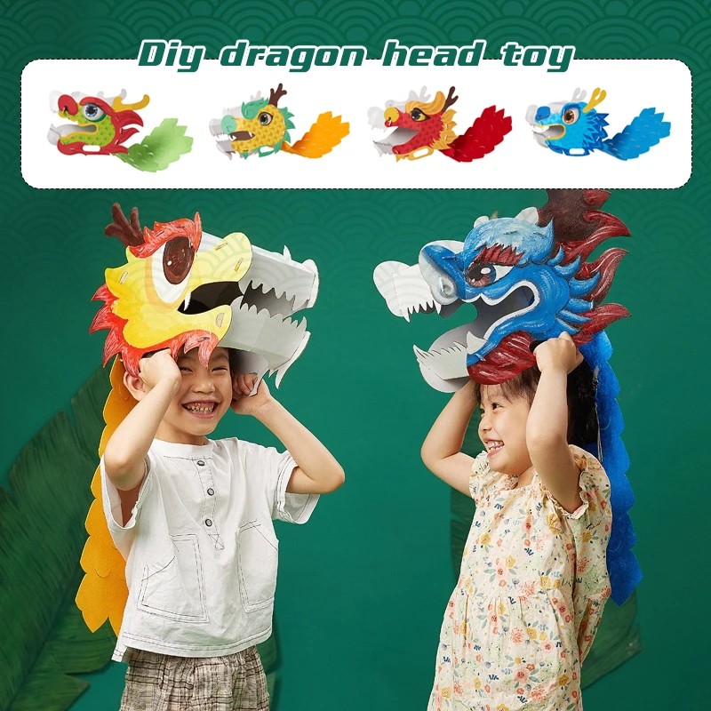 2 Pcs National Tide Dragon Boat Dragon Dance DIY Making Material Mid-Autumn Festival Handmade Kid Gift Paper Toys Party Decor
2 Pcs National Tide Dragon Boat Dragon Dance DIY Making Material Mid-Autumn Festival Handmade Kid Gift Paper Toys Party Decor