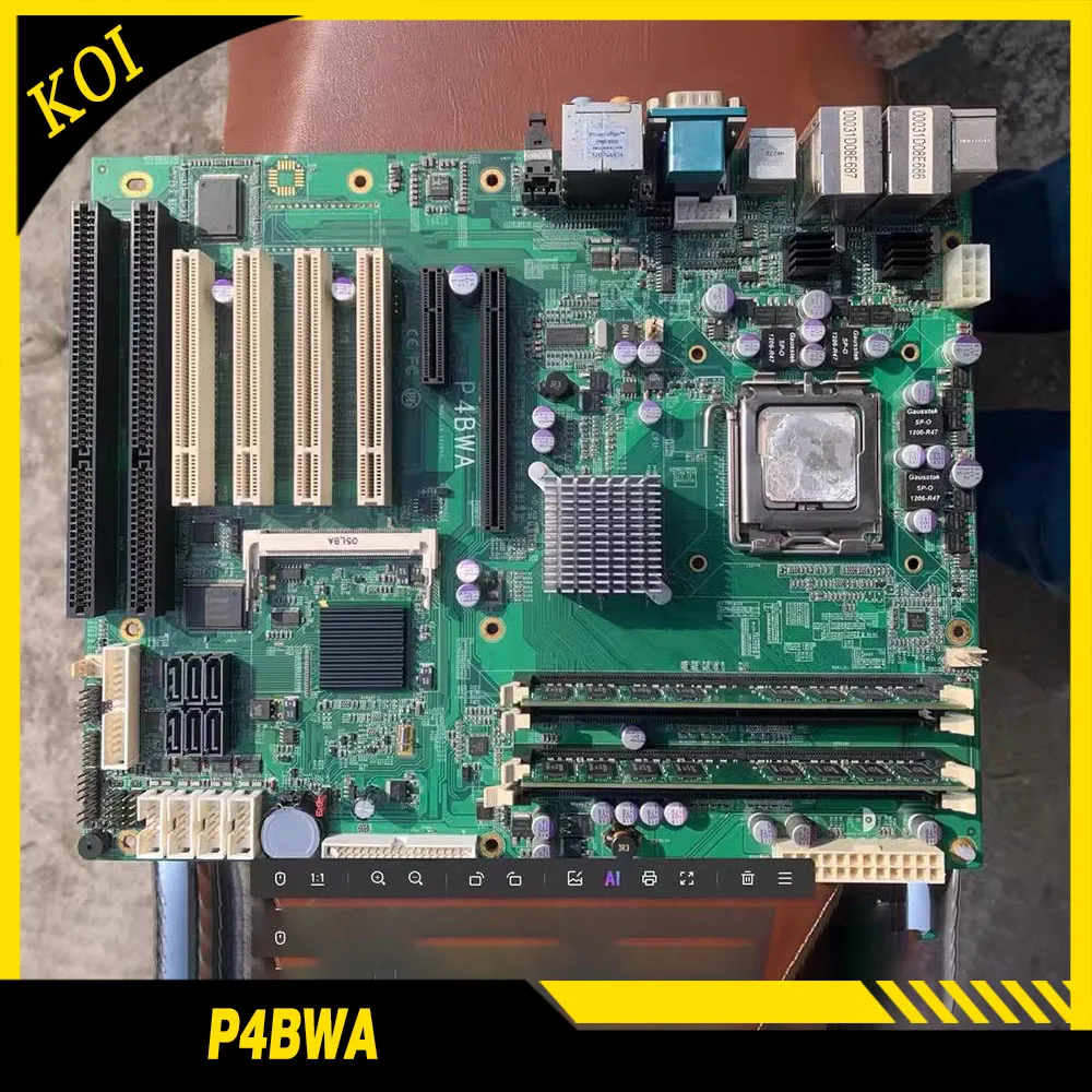 Original For COMMELL P4BWA ATX motherboard for industrial control computer equipment
Original For COMMELL P4BWA ATX motherboard for industrial control computer equipment