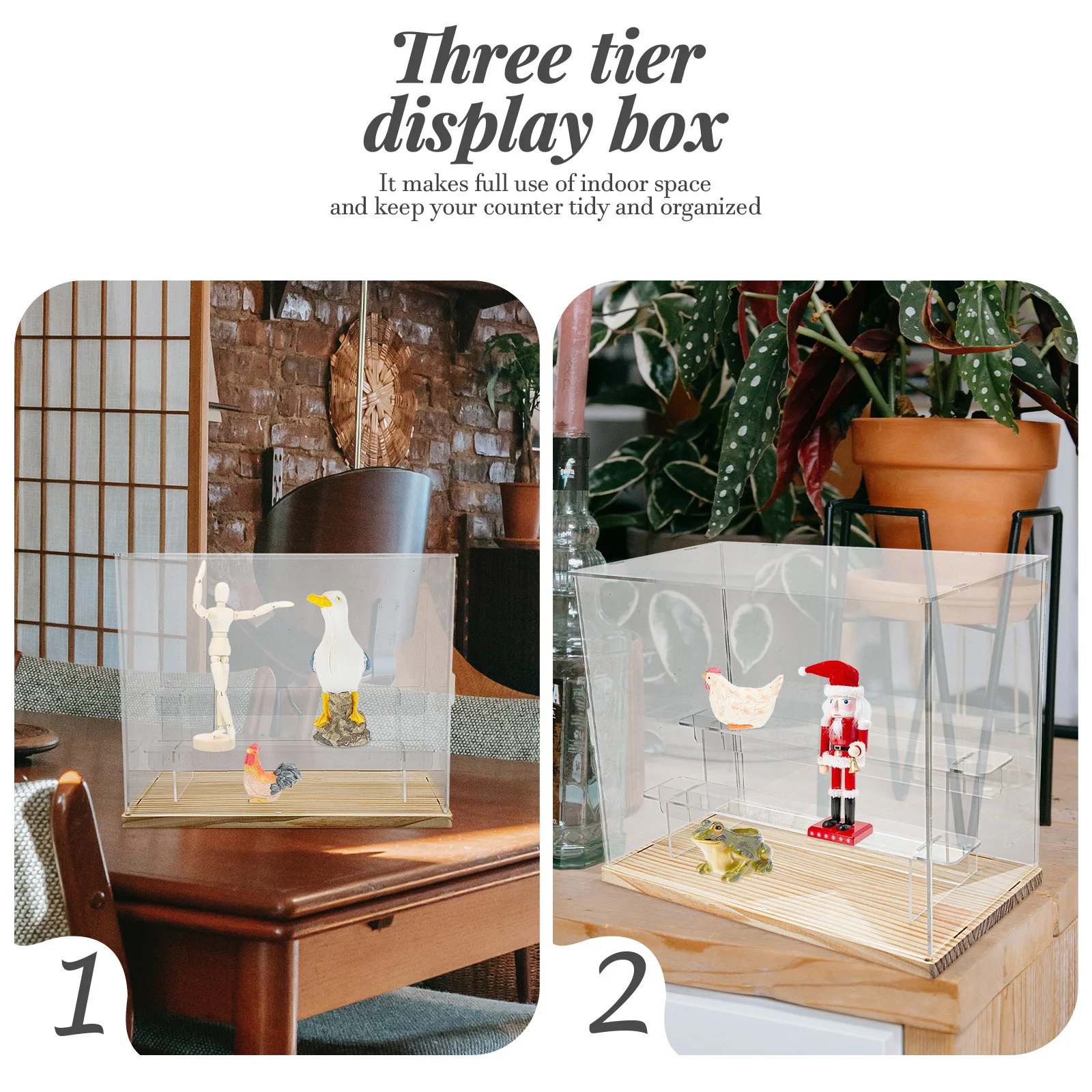 Desktop Display Box Three Tier Storage Case Premium Material Organizer Decorative Holder Home Display Accessory Creative Storage
Desktop Display Box Three Tier Storage Case Premium Material Organizer Decorative Holder Home Display Accessory Creative Storage