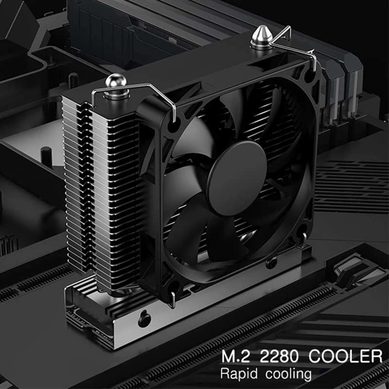 High-end M2 2280 SSD Cooling Radiator Tower Cooler Aluminum Heatsink With Copper Heat Pipe Heat Sink Fan For M.2 Nvme Hard Disk
High-end M2 2280 SSD Cooling Radiator Tower Cooler Aluminum Heatsink With Copper Heat Pipe Heat Sink Fan For M.2 Nvme Hard Disk