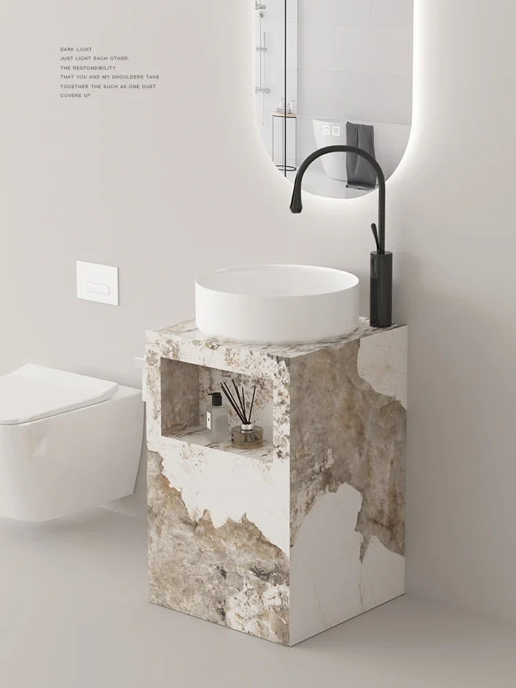 -Stone Plate Column Type Washbasin Wash Basin Integrated Floor Type Balcony Sink
-Stone Plate Column Type Washbasin Wash Basin Integrated Floor Type Balcony Sink