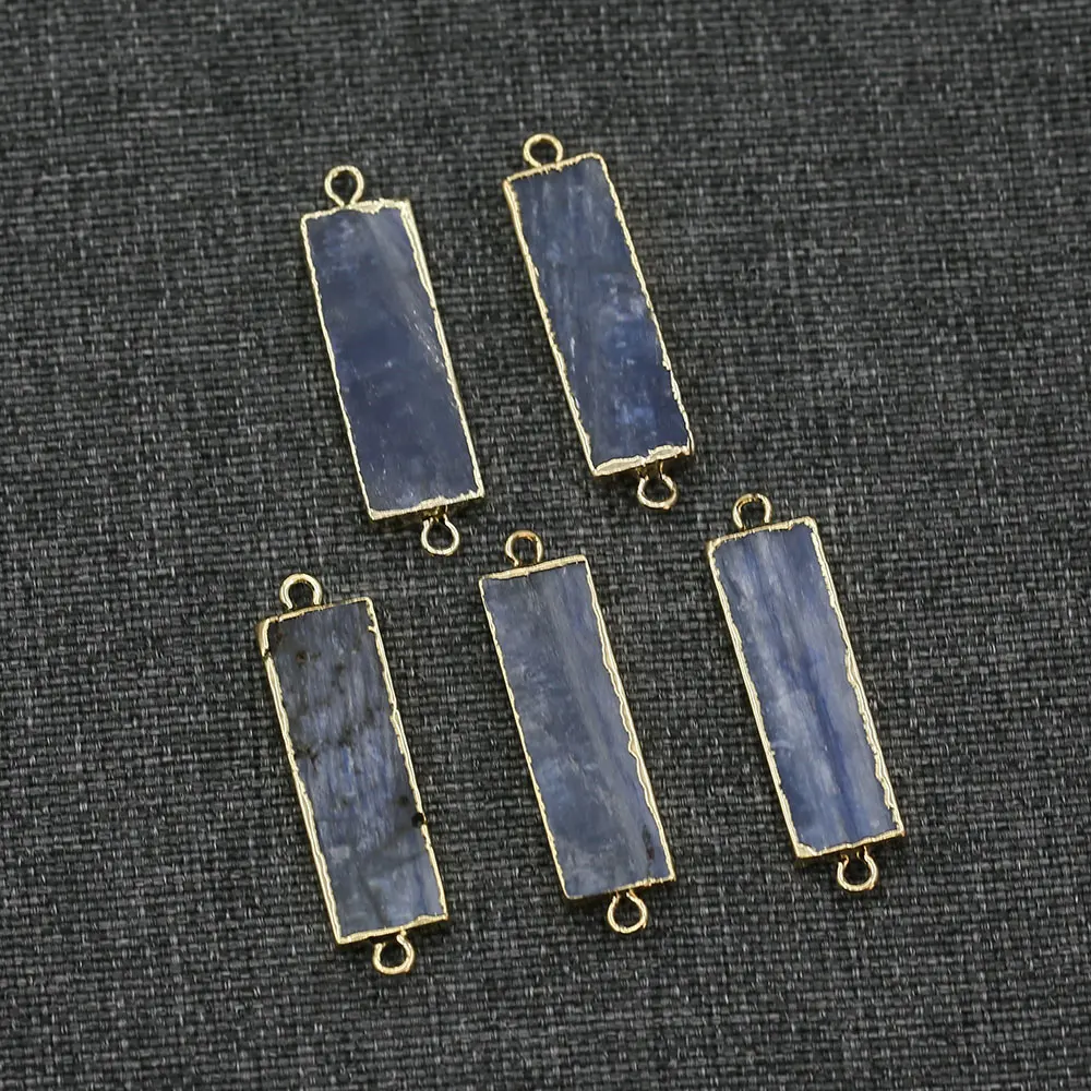 APDGG 5 Pcs Bezel Set Blue Kyanite Beads Connector Rectangle Spacers DIY Jewelry Findings Connector For Necklace Making DIY
APDGG 5 Pcs Bezel Set Blue Kyanite Beads Connector Rectangle Spacers DIY Jewelry Findings Connector For Necklace Making DIY