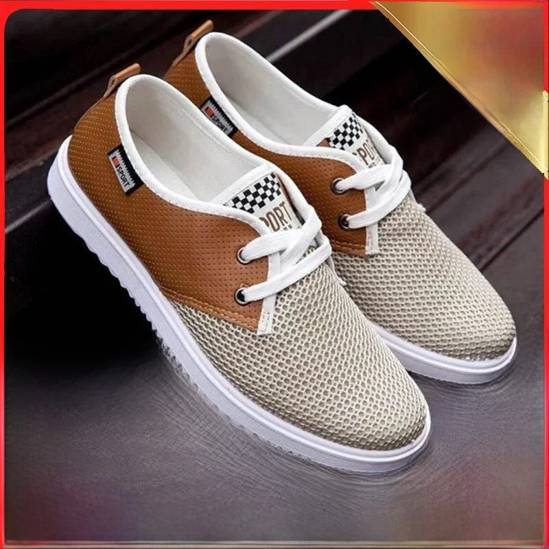 Men's Sport Shoes Summer New Mesh Breathable Slip-On Walking Shoes Fashionable Casual Shoes Comfortable round Toe Flat Heel
Men's Sport Shoes Summer New Mesh Breathable Slip-On Walking Shoes Fashionable Casual Shoes Comfortable round Toe Flat Heel