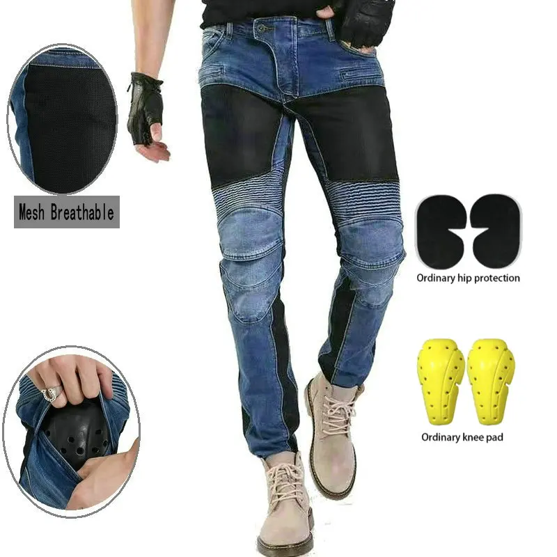 Volero Summer Riding Jeans Motorcycle Little Slim Mesh Breathable Protection Pants Motocross Cycling Protective Trousers
Volero Summer Riding Jeans Motorcycle Little Slim Mesh Breathable Protection Pants Motocross Cycling Protective Trousers